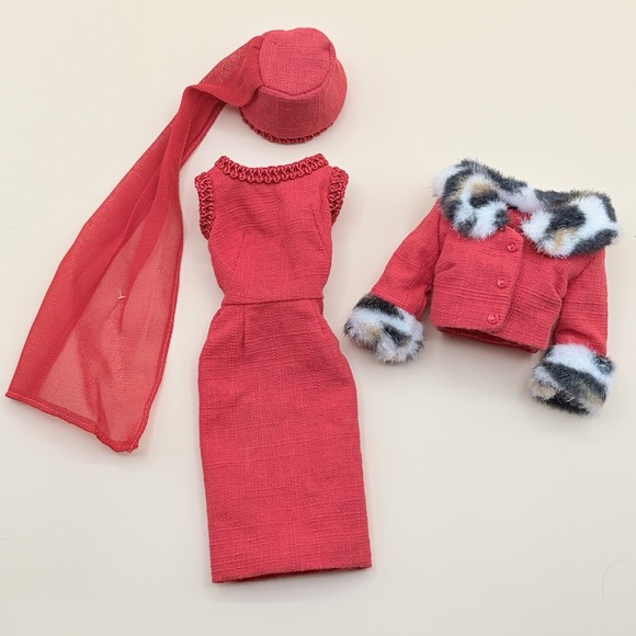 Mattel Other - Reproduction Barbie Matinee Fashion Coat Dress & Hat Rare
